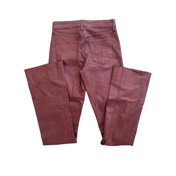 L’Agence - Ruth Coated Straight Leg Jeans in Brown - Picture 4 of 4